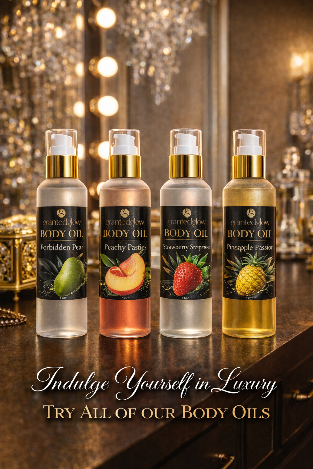 Show Girls Body Oil Bundle (All 5 Scents)